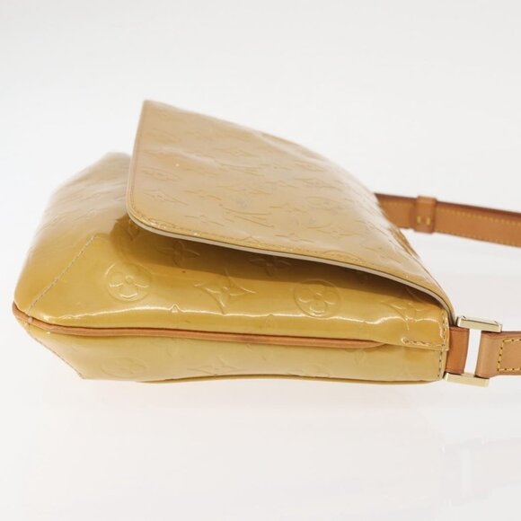 Authentic LOUIS VUITTON Monogram Vernis Thompson Street Bag Beige M91301 LV - Picture 10 of 16